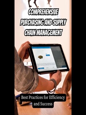 cover image of Comprehensive Purchasing and Supply Chain Management